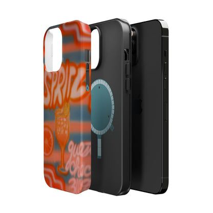 MagSafe "aperol spritz pt. 2" airbrush iPhone case