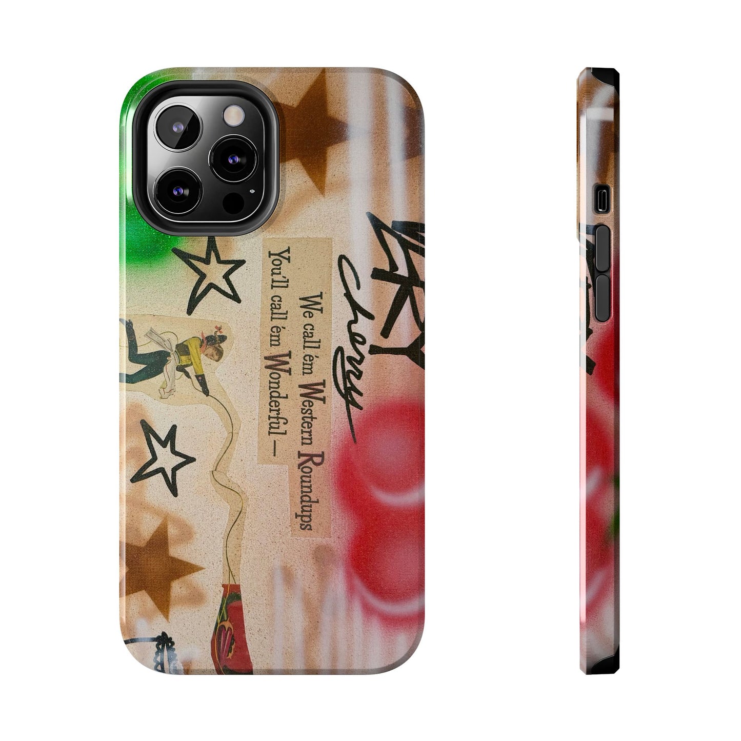 "very cherry" airbrush iPhone case