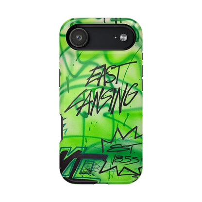 MagSafe "east lansing, mi" airbrush iPhone case
