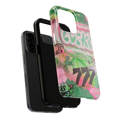 "so lucky" airbrush iPhone case