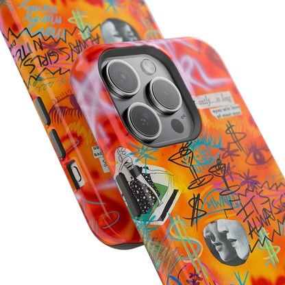 MagSafe „reich, jung, heiß“ Airbrush iPhone Hülle