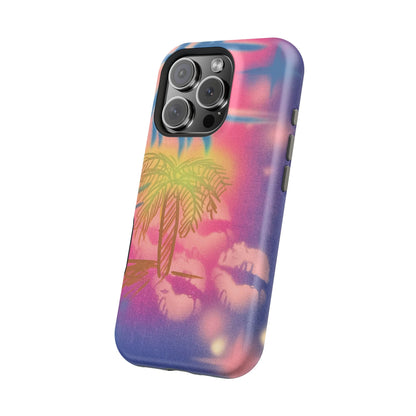 MagSafe "glowy night" airbrush iPhone case