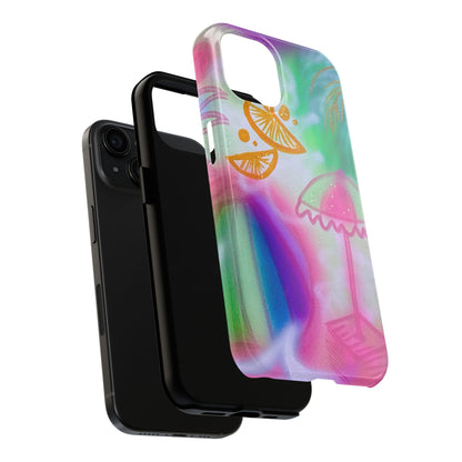 "on the beach" airbrush iPhone case