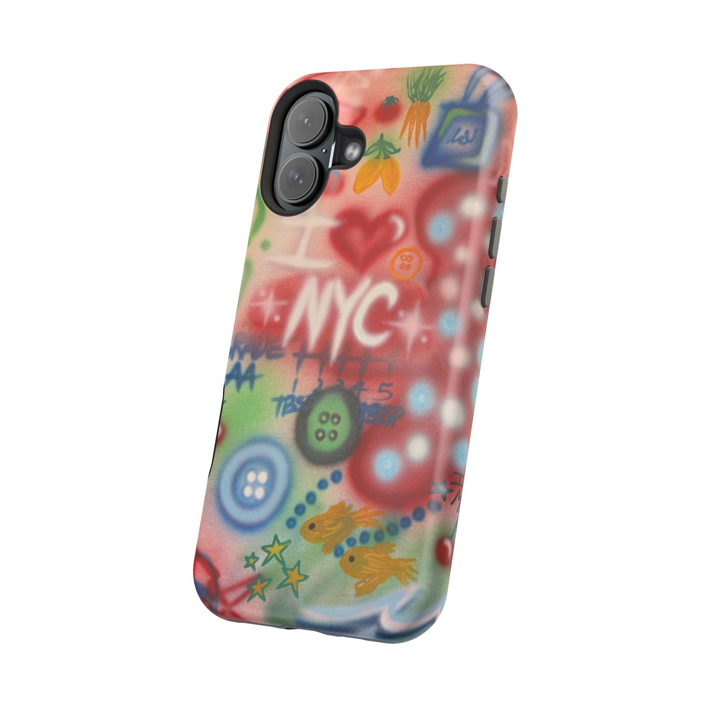 MagSafe "i <3 NYC" airbrush iPhone case