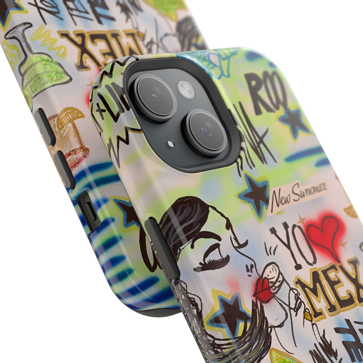 MagSafe "salted lime" airbrush iPhone case