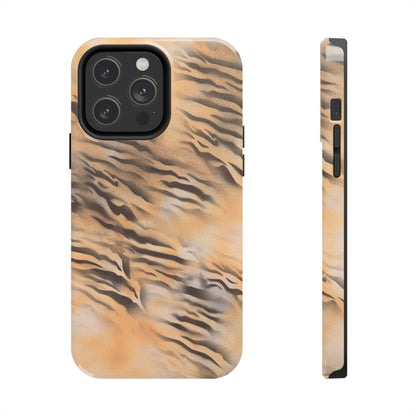 neutral tiger airbrush iPhone case