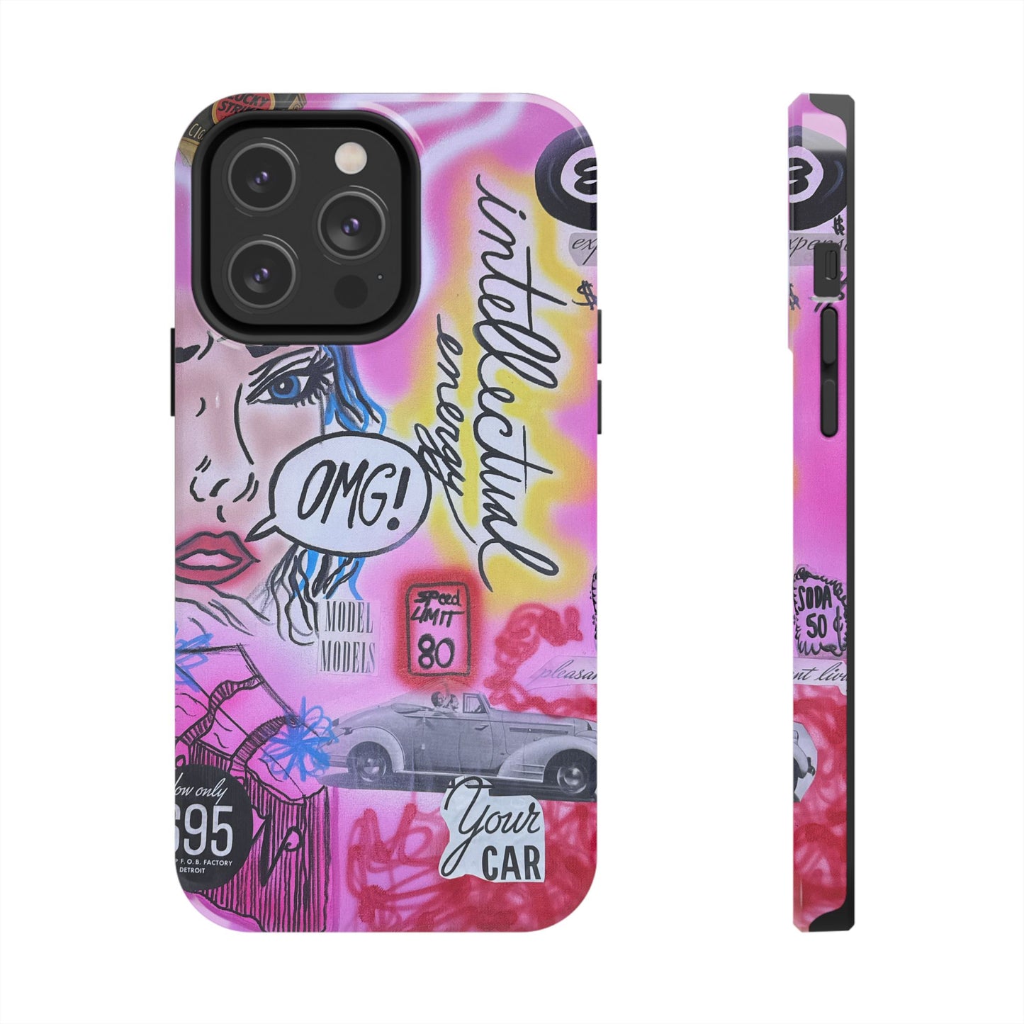 "intellectual energy" airbrush iPhone case