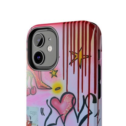 "cherry luvr" airbrush iPhone case