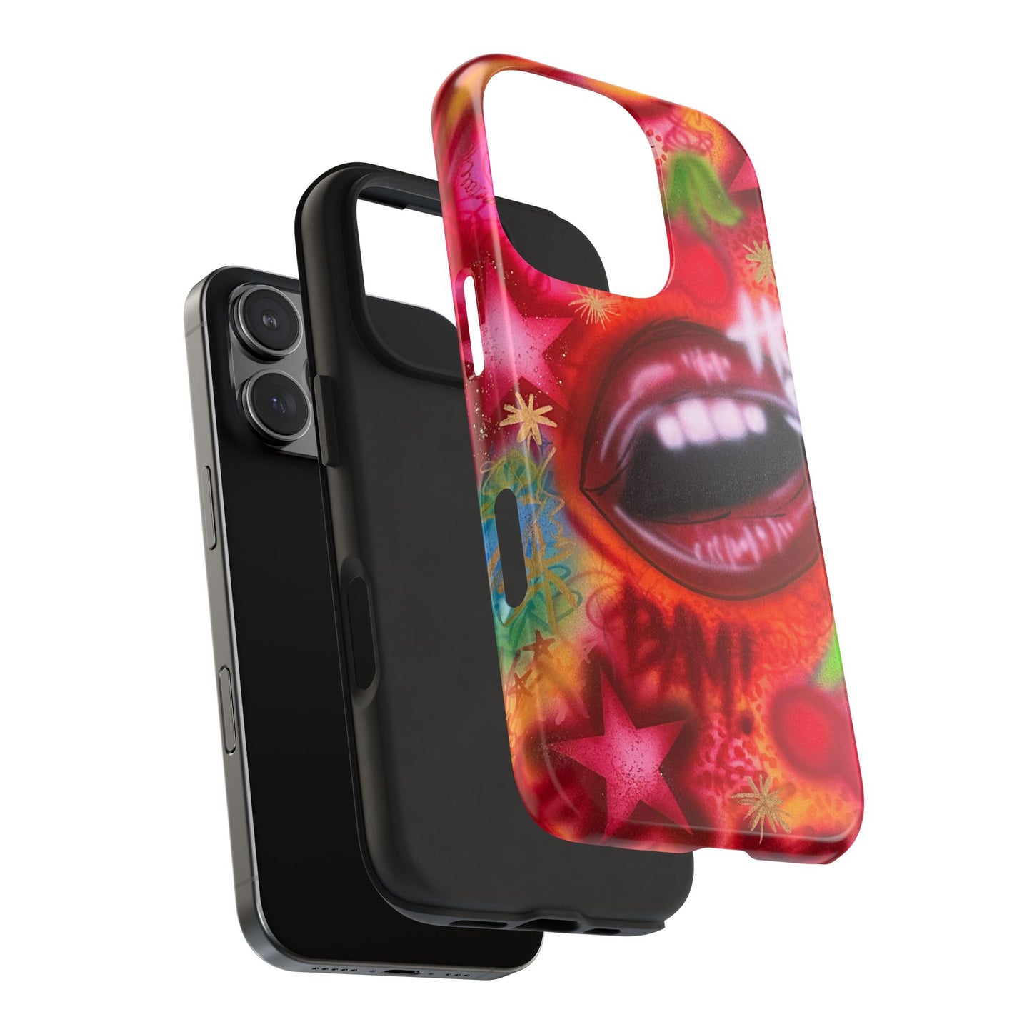 "hot stuff" airbrush iPhone case