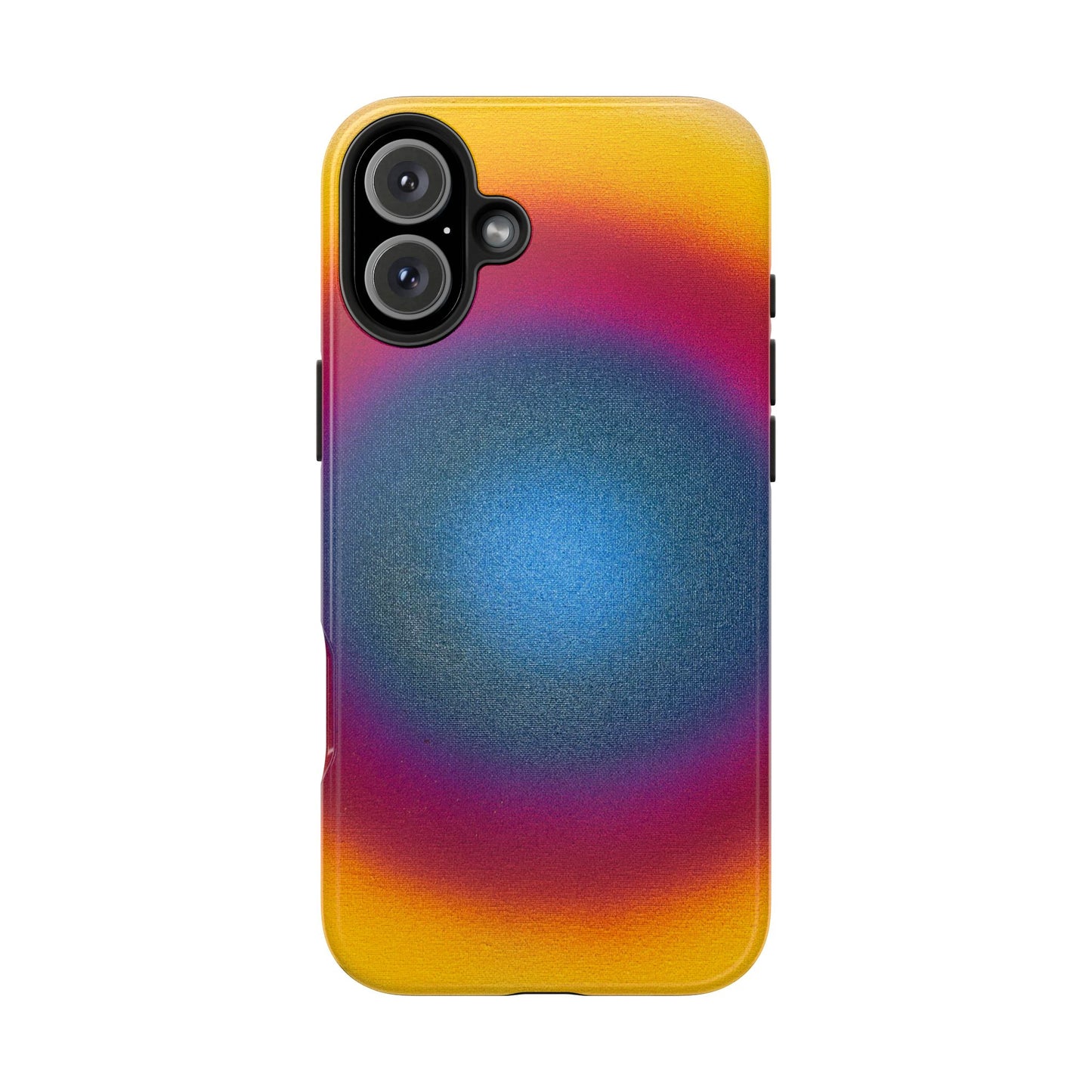 "blue raspberry aura" airbrush iPhone case