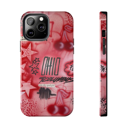 "columbus, ohio" airbrush iPhone case
