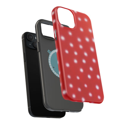 MagSafe "cherry crush polka dot" airbrush iPhone case