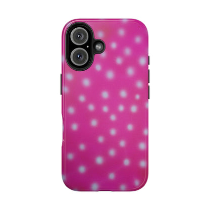 "bubblegum polka dot" airbrush iPhone case