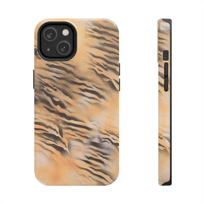 neutral tiger airbrush iPhone case
