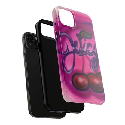 "juicy" airbrush iPhone case