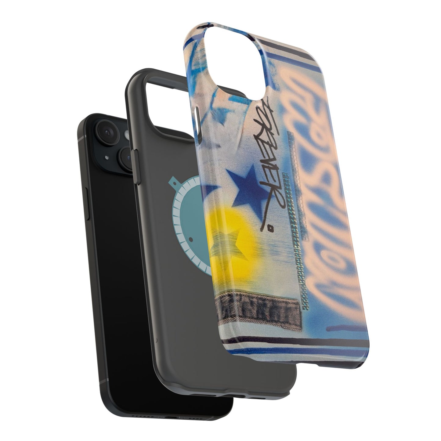 MagSafe "fashion forever" airbrush iPhone case