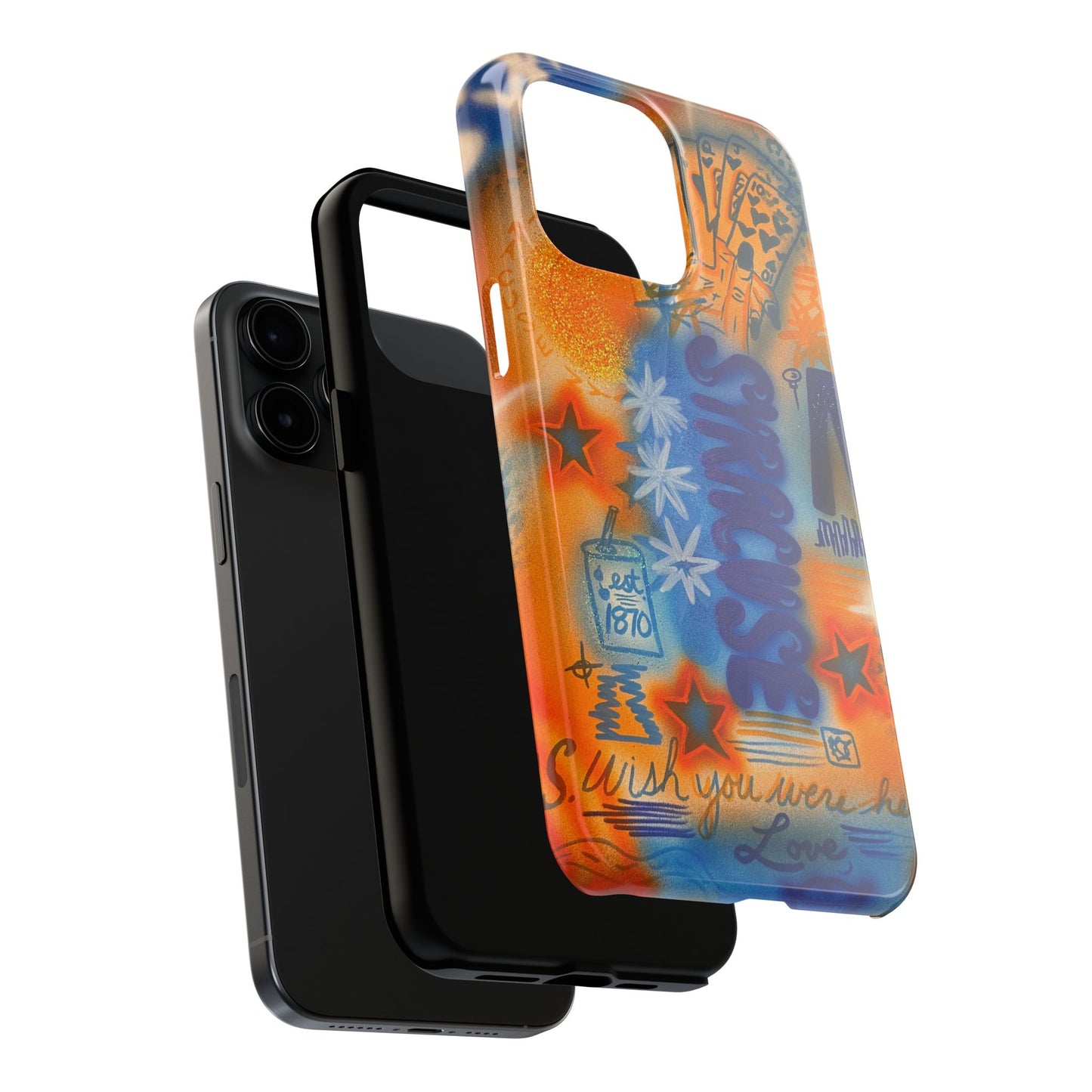 "syracuse" airbrush iPhone case
