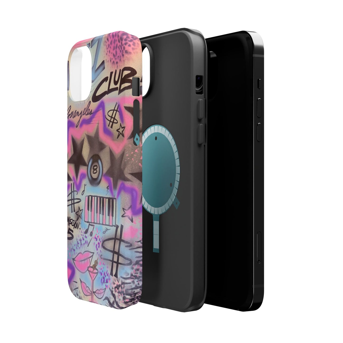 MagSafe "jazz club" airbrush iPhone case