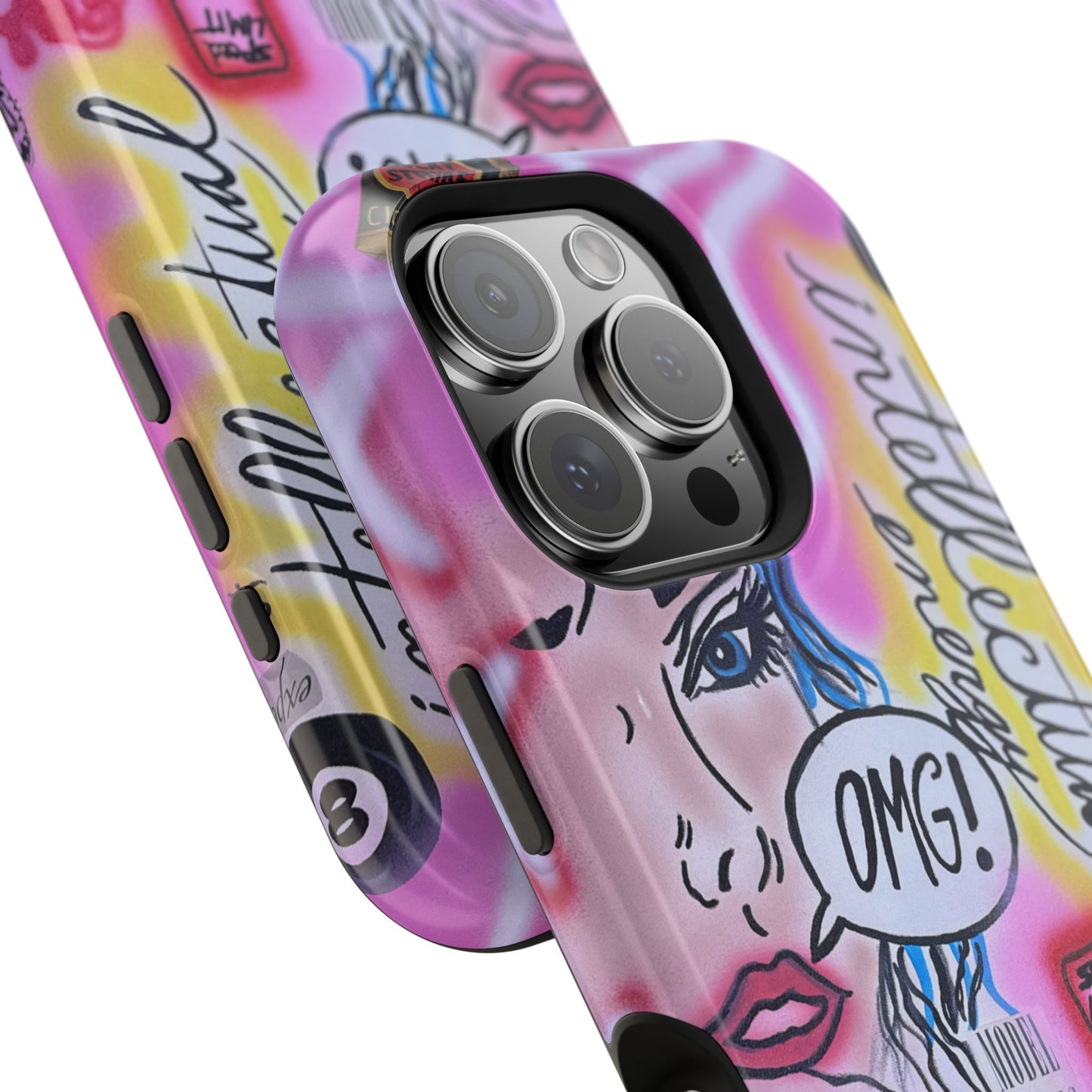 MagSafe "intellektuelle Energie" Airbrush iPhone Hülle