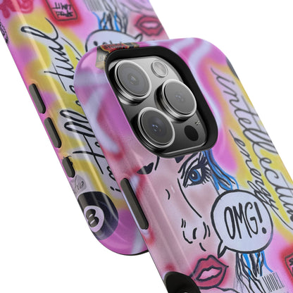 MagSafe "intellektuelle Energie" Airbrush iPhone Hülle