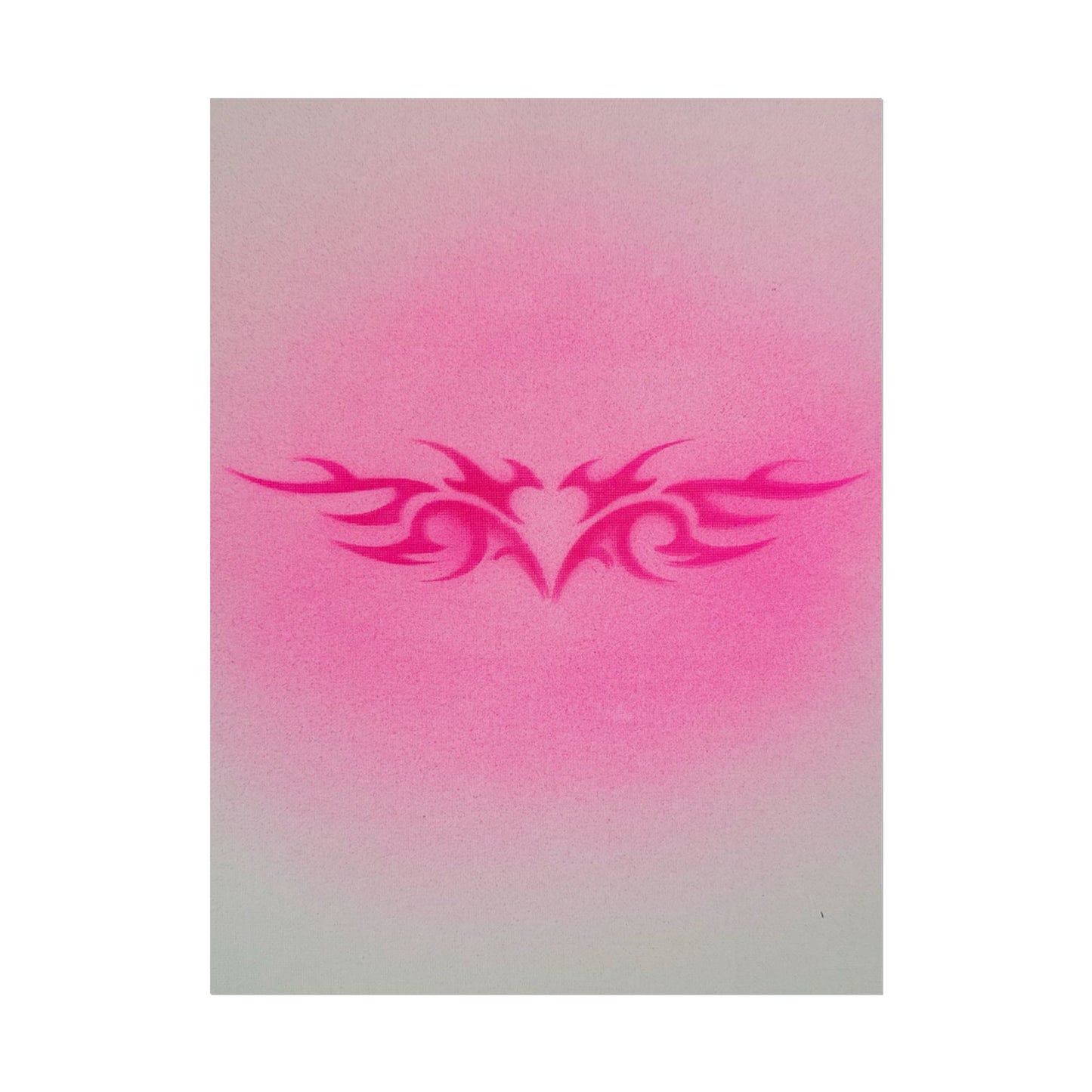 "trampstamp" airbrush rolled print