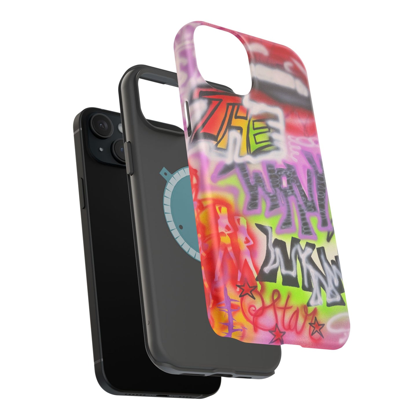 MagSafe "wynwood gold" airbrush iPhone case