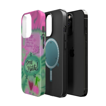 MagSafe "matcha!" airbrush iPhone case