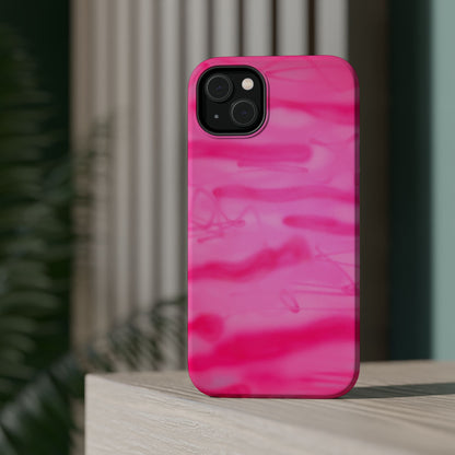 MagSafe "pink camo" airbrush iPhone case