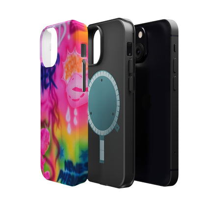 MagSafe "wanted" airbrush iPhone case