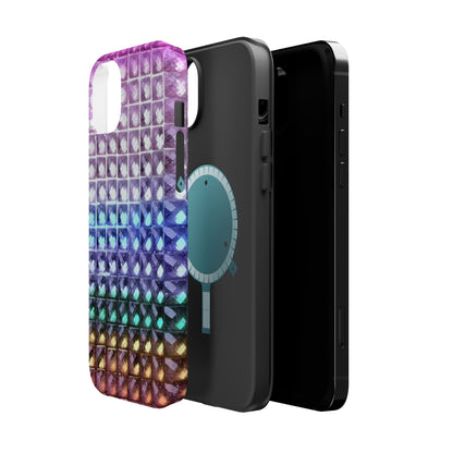 MagSafe "multicolor studs" airbrush iPhone case