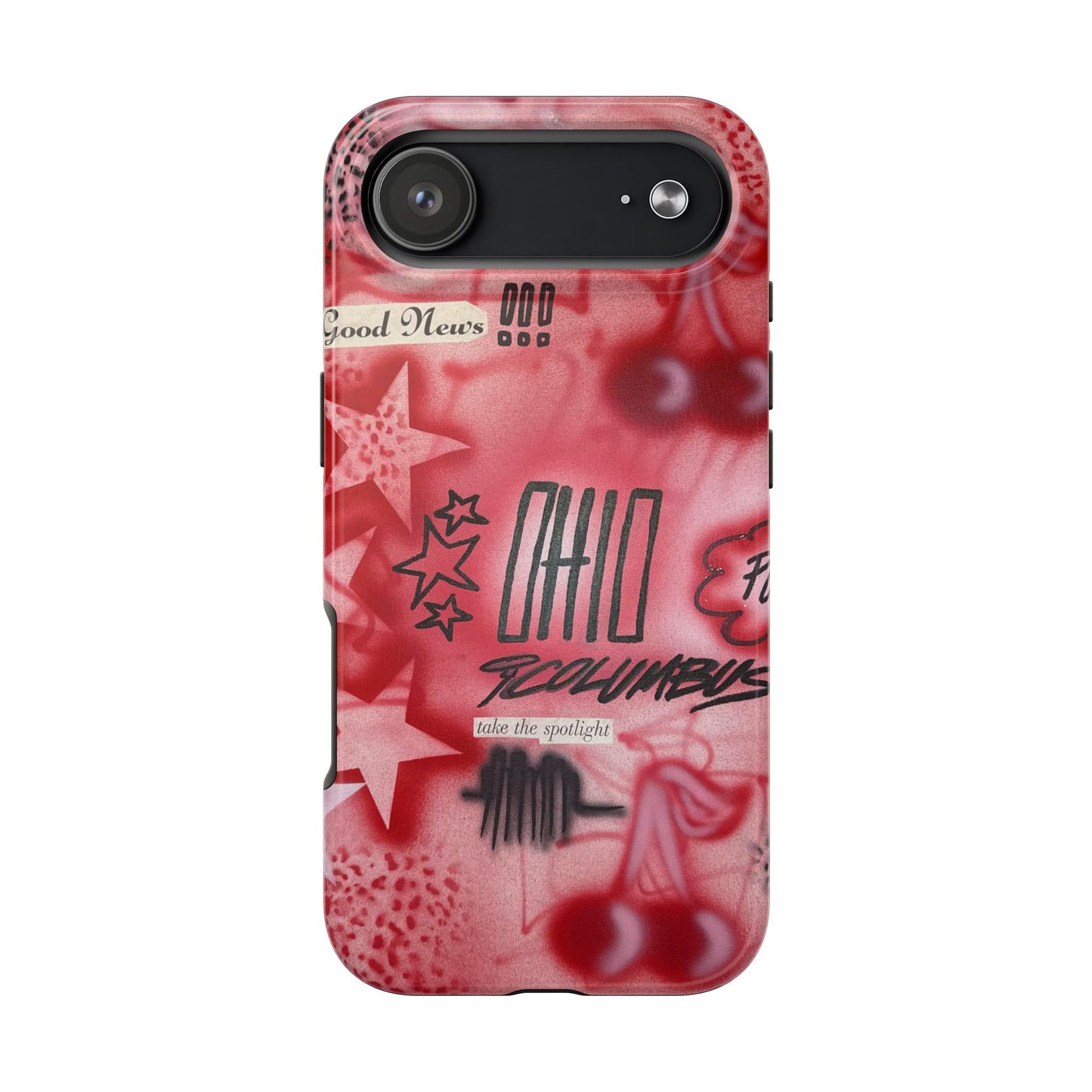 "columbus, ohio" airbrush iPhone case