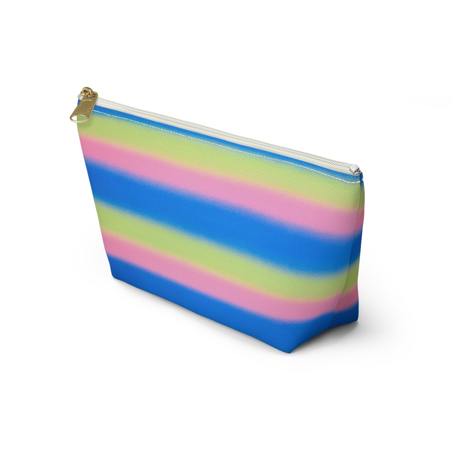 "sherbet stripes" airbrush makeup pouch
