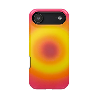 MagSafe "Pink Lemonade Aura" Airbrush iPhone Case