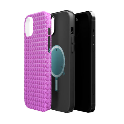 MagSafe "pink studs" airbrush iPhone case