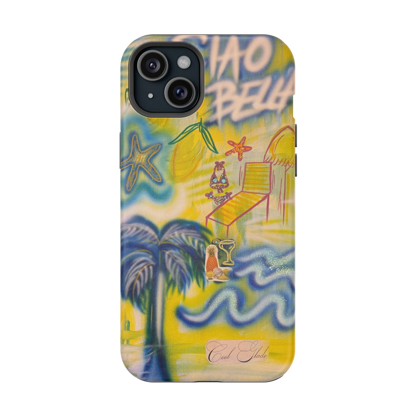 MagSafe "ciao bella" airbrush iPhone case