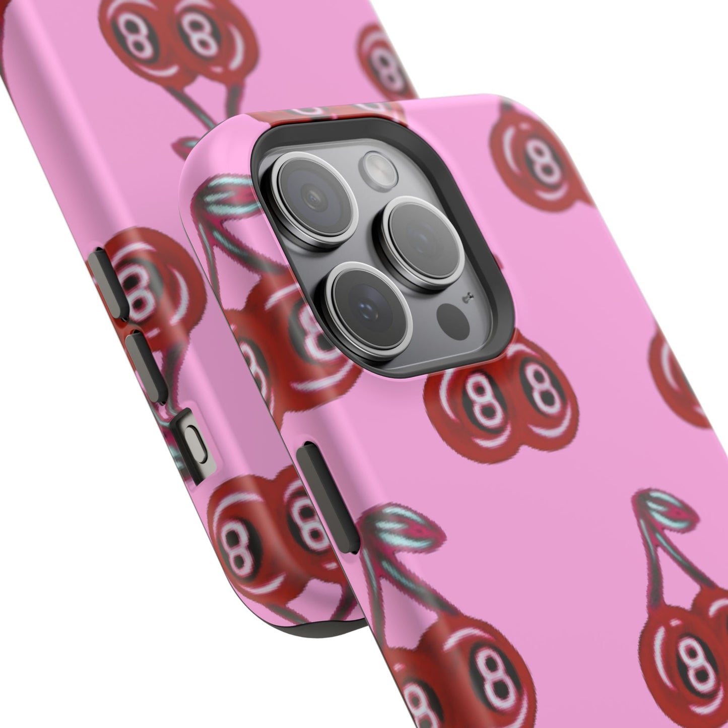 MagSafe "cami cherry pink" Airbrush iPhone Hülle