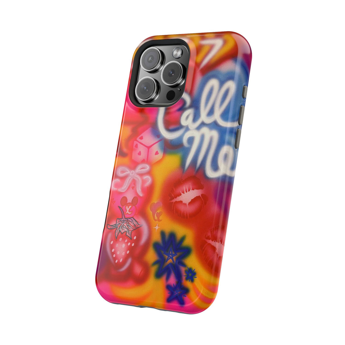 MagSafe "CALL ME!" airbrush iPhone case