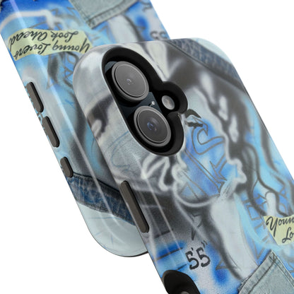 MagSafe "young lovers" airbrush iPhone case
