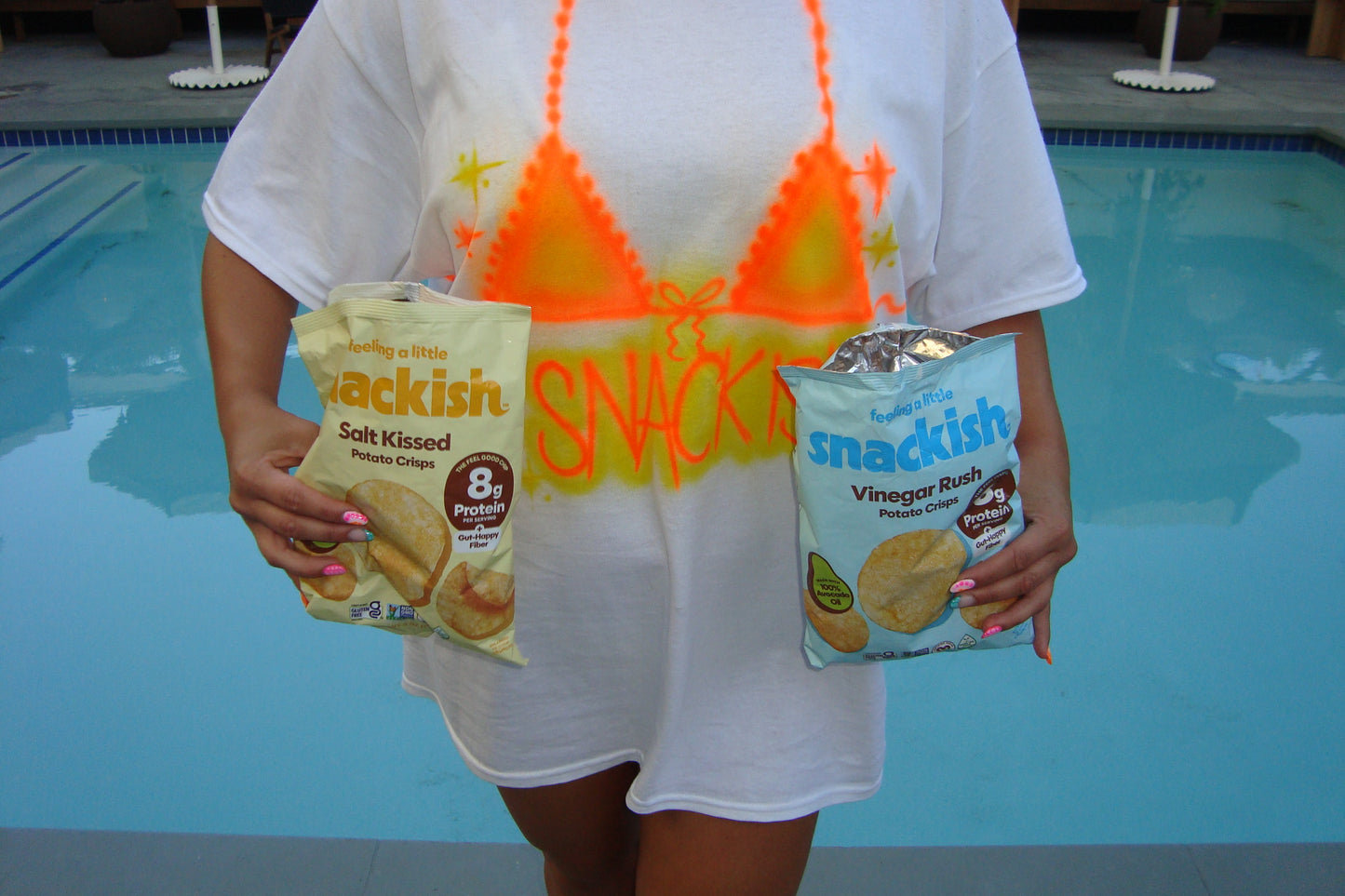 custom @snackish x @camaircases shirt