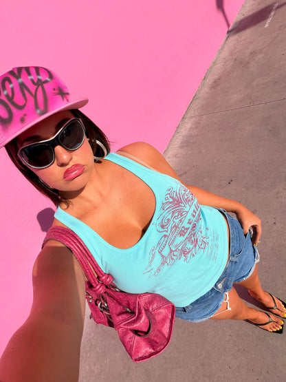 "sexy pt. 2" airbrush pink hat