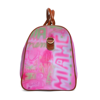 "miami matcha" airbrush waterproof travel bag
