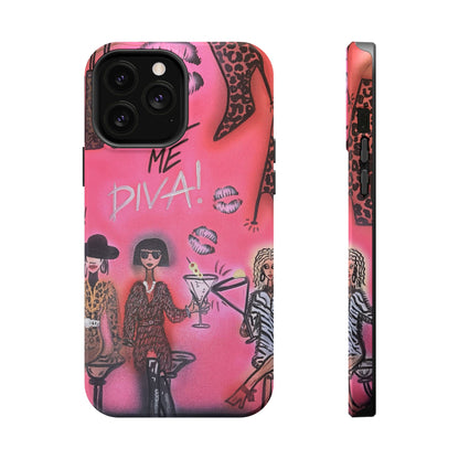 MagSafe "party diva" airbrush iPhone case