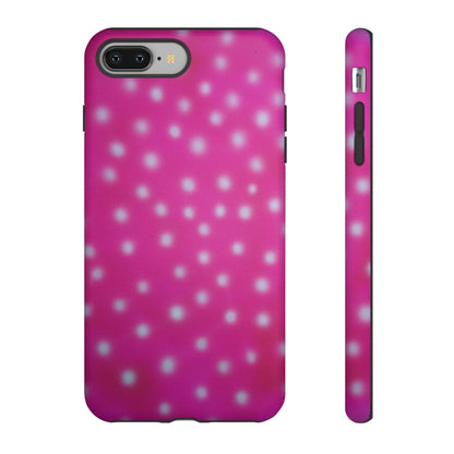 "bubblegum polka dot" airbrush iPhone case