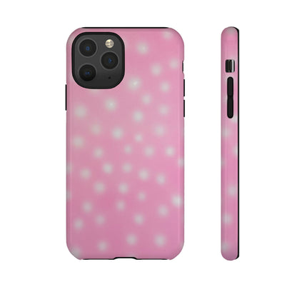 "strawberry swirl polka dot" airbrush iPhone case