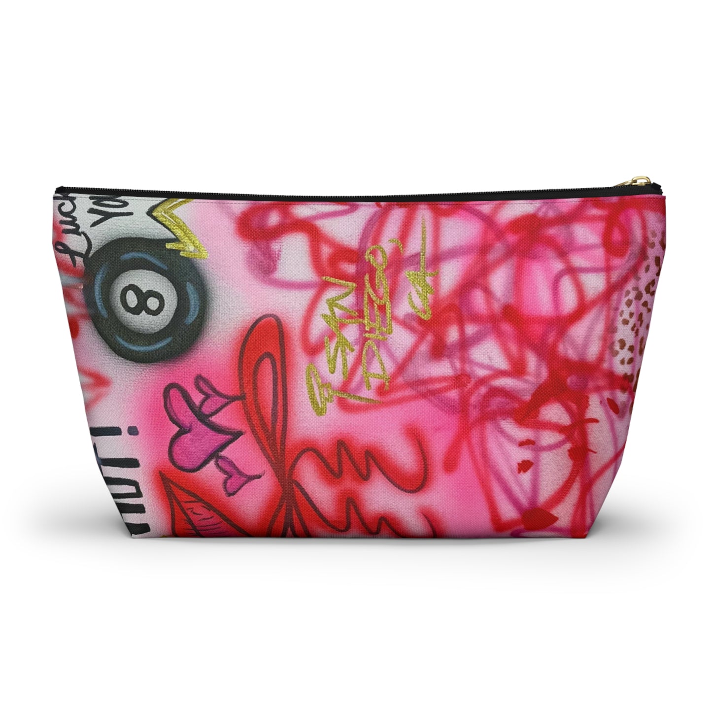 "IT girl" airbrush makeup pouch