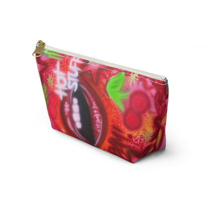 "hot stuff" airbrush makeup pouch