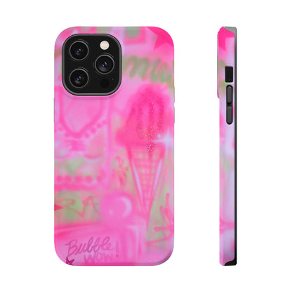 MagSafe "miami matcha" airbrush iPhone case