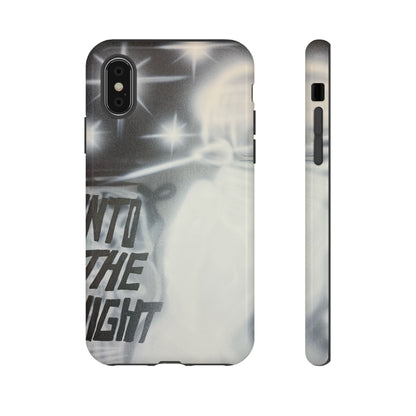 "into the night" airbrush iPhone case
