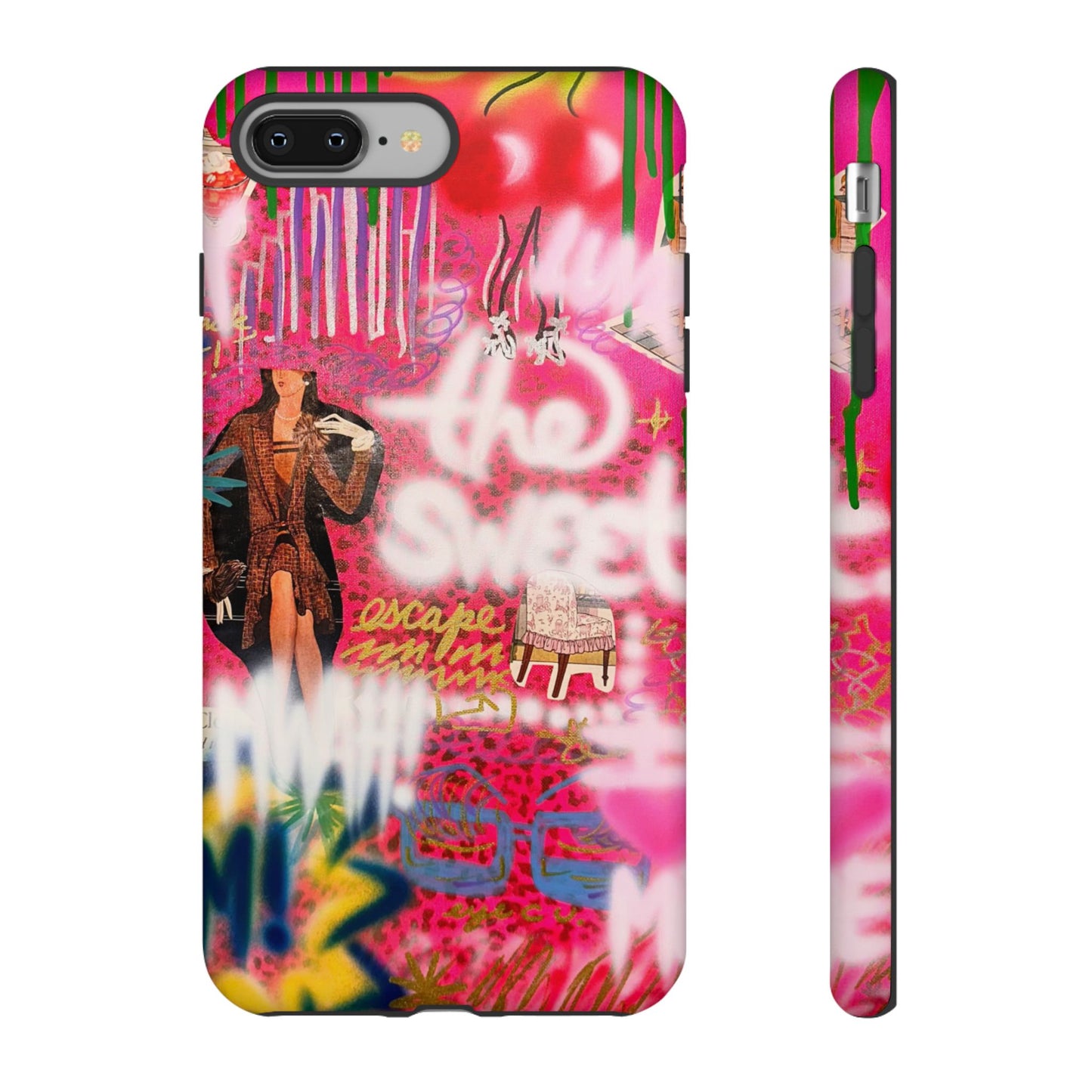 "sweet escape" airbrush iPhone case