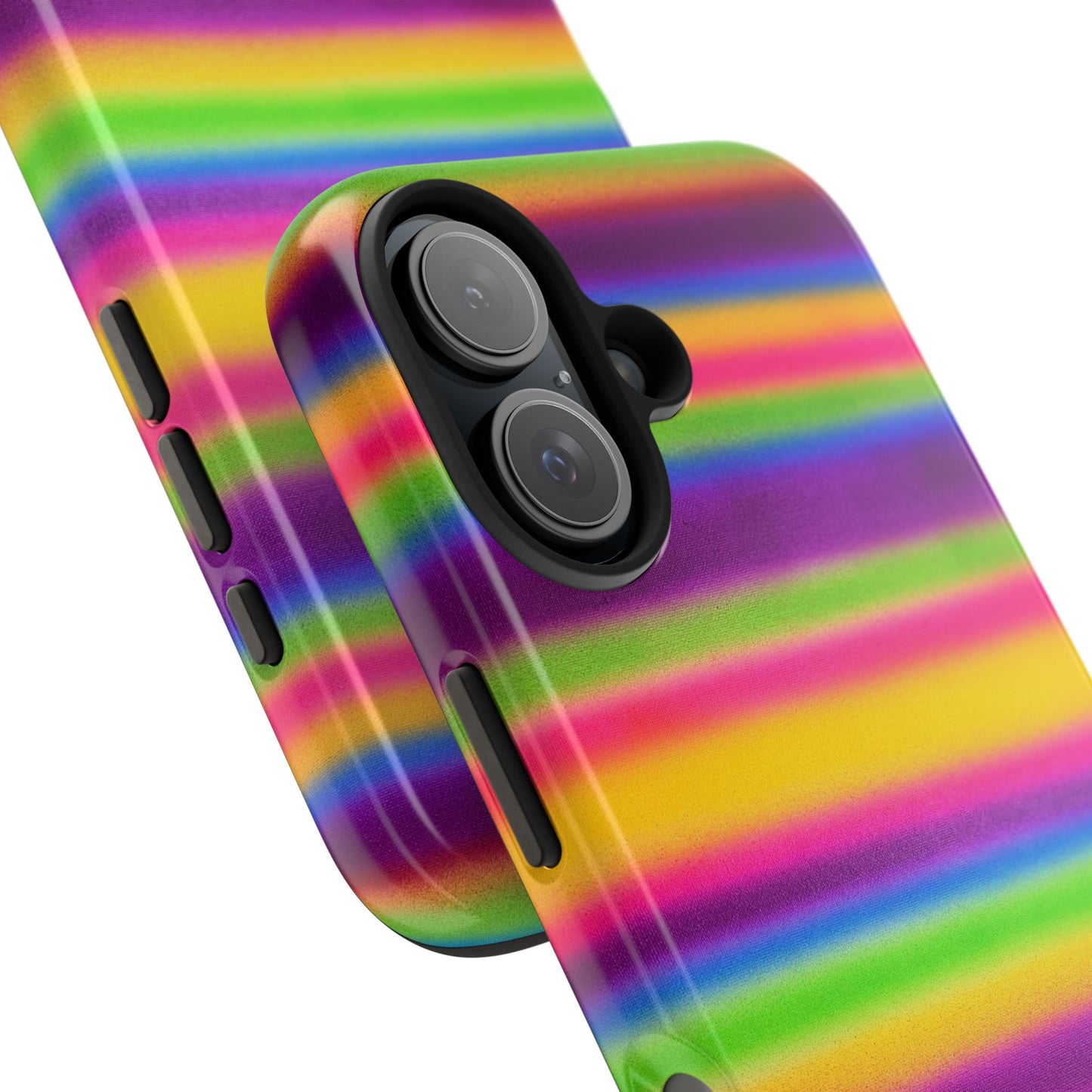 "colorful stripes" airbrush iPhone case